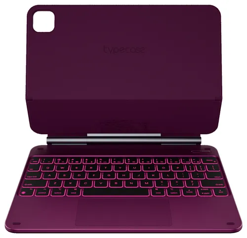 Etui na iPad Air / iPad Pro TYPECASE Edge Malinowy Klawiatura