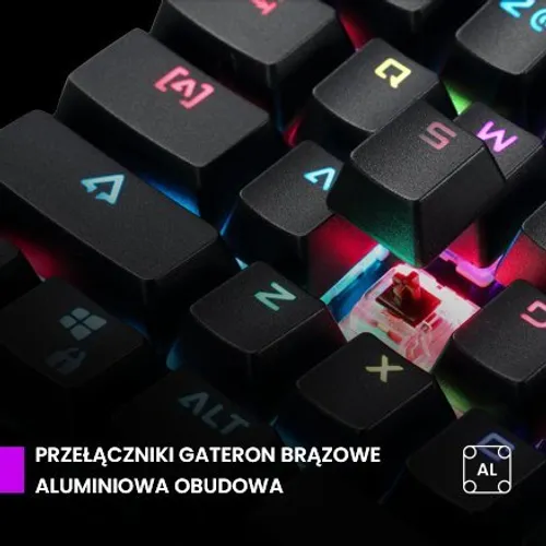 Klawiatura PREYON Long Claw Brown Gateron Brown (PLCB104B)