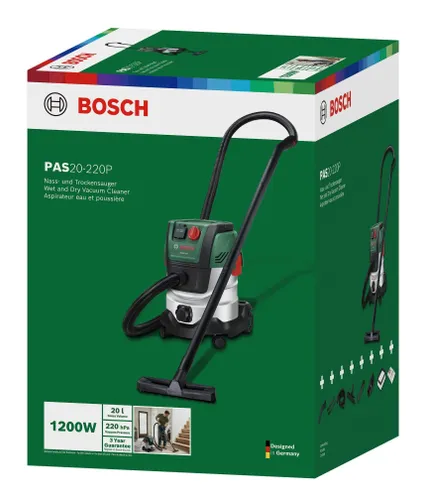 Odkurzacz warsztatowy BOSCH PAS 20-220