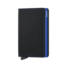 Portfel ochrona RFID Secrid Slimwallet Matte - black / blue