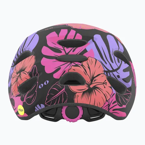 Kask rowerowy dziecięcy Giro Scamp Integrated Mips Jr matte black floral
