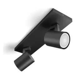 Oświetlenie punktowe Philips Hue White Ambiance Podwójne Runner Czarny