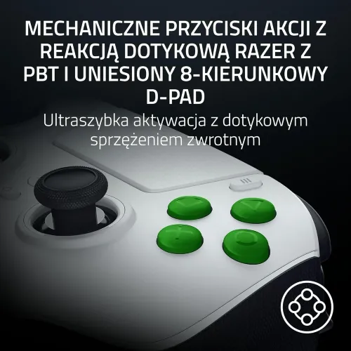 Pad Razer Raiju V3 Pro do PS5, PC Bezprzewodowy Biały