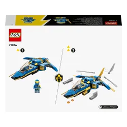 LEGO 71784 NINJAGO Odrzutowiec ponaddźwiękowy Jay'a EVO