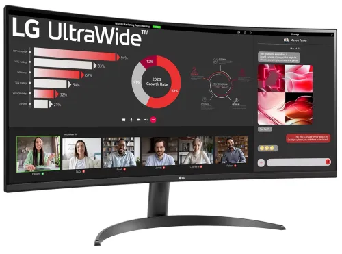 Monitor LG 34WR50QK-B 34" 3K VA 100Hz 5ms Zakrzywiony