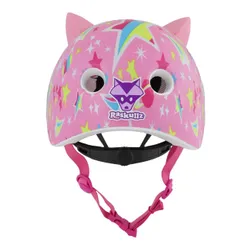 Kask rowerowy RASKULLZ Astro Cat Różowy dla Dzieci (rozmiar XS)