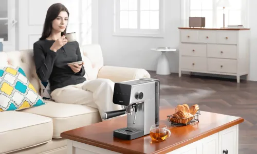 Ekspres kolbowy Xiaomi Semi-automatic Espresso Machine Szerokość 13,7cm