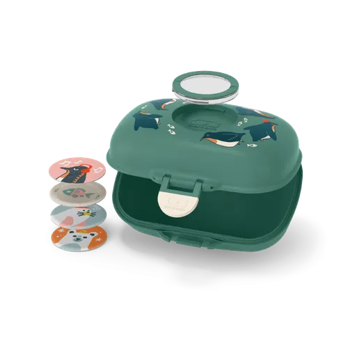 Lunchbox śniadaniówka Monbento MB Gram - green penguin