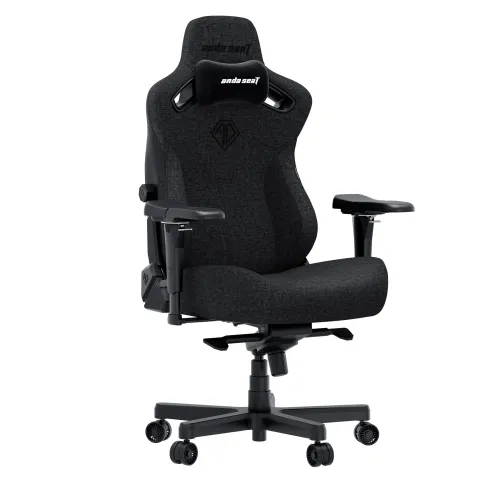 Fotel Anda Seat Kaiser 3 Pro XL Gamingowy do 200kg Tkanina Ciemnoszary