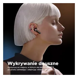 Słuchawki bezprzewodowe Soundpeats Air3 Deluxe HS Douszne Bluetooth 5.2 Czarny