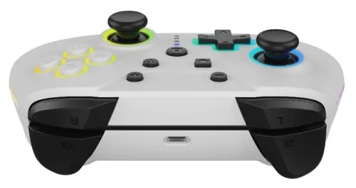 Pad Armor3 NuRival Light Up do Nintendo Switch Bezprzewodowy Biały