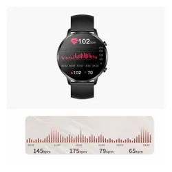 Smartwatch Manta Kelly 44,8 мм черный