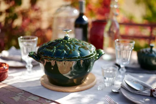 Garnek żeliwny okrągły karczoch 3 ltr STAUB SPECIAL COCOTTE Zielony