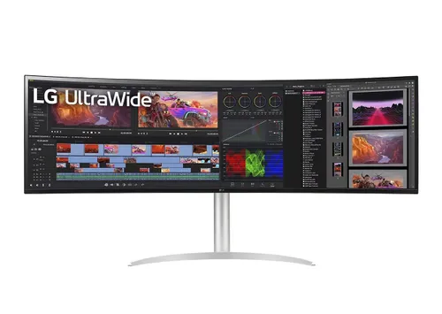 Monitor LG UltraWide 49WQ95C-W profesjonalny 49" 5K Nano IPS 144Hz 5ms Zakrzywiony Gamingowy