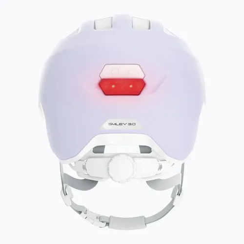 Kask rowerowy dziecięcy ABUS Smiley 3.0 ACE LED pure lavender