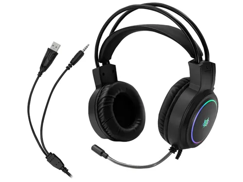 Słuchawki przewodowe z mikrofonem Tracer Gamezone GZ X1 Nauszne Czarny