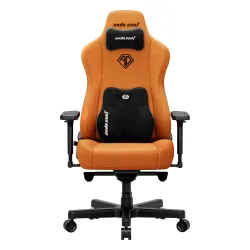 Fotel Anda Seat Kaiser 3E XL Gamingowy do 150kg Tkanina Pomarańczowy