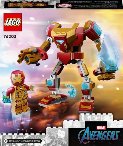 LEGO Marvel Mechaniczna zbroja Iron Mana 76203