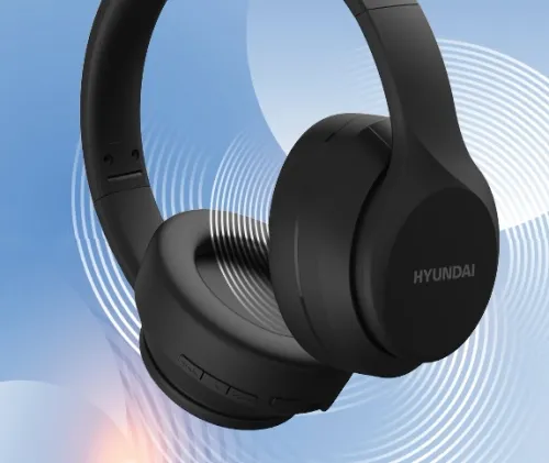 Słuchawki bezprzewodowe Hyundai HBTM45B Nauszne Bluetooth 5.3 Czarny