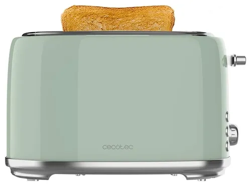 Toster Cecotec Toast&Taste 1000 Retro Double Green