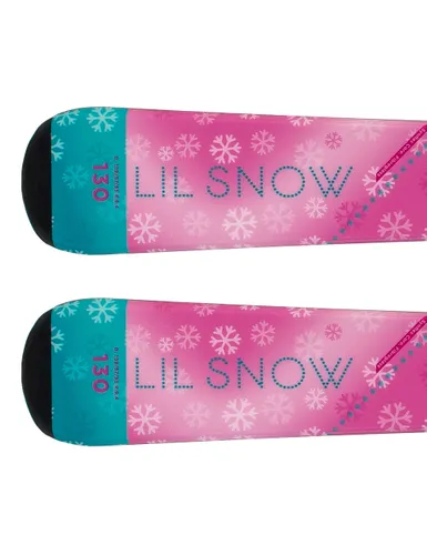 Narty dziecięce ELAN LIL SNOW + wiązanie ELAN EL 7.5 z GRIP WALK - Długość (cm) - 130