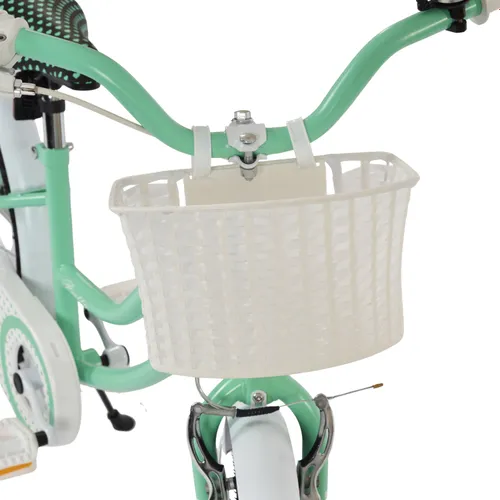 Rower dziecięcy INDIANA Pretty 20 cali dla dziewczynki Miętowy