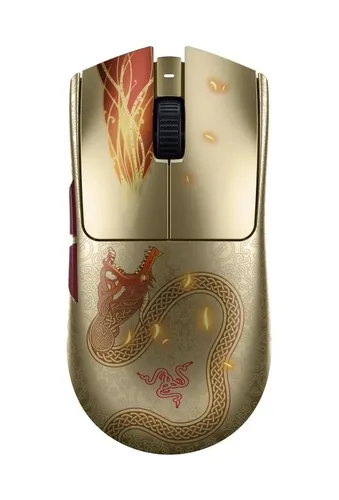 Myszka gamingowa Razer Viper V3 Pro bezprzewodowa 35000 dpi optyczna żółta