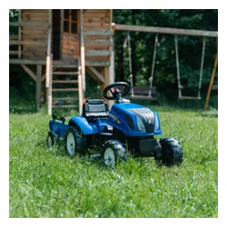 Falk Traktor na Pedały New Holland z Przyczepą i Otwieraną Maską 2-5 lat