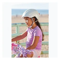 Kask rowerowy dziecięcy ABUS Smiley 3.0 ACE LED pure mint