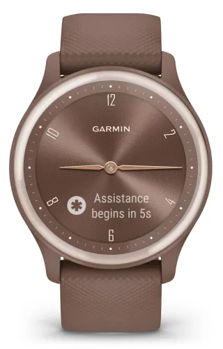 Smartwatch Garmin Vívomove Sport Brązowy