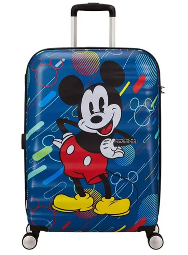 Walizka średnia American Tourister Wavebreaker Disney - Mickey future pop