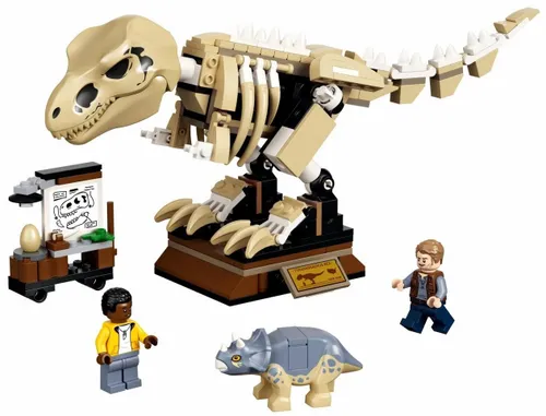 LEGO Jurassic World 76940 выставка окаменелостей тираннозавра