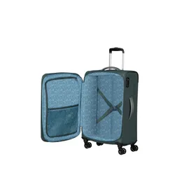 Walizka średnia American Tourister Pulsonic - dark forest