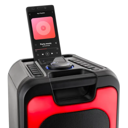 Power Audio JVC XS-EP424B 140W Bluetooth Radio FM Mikrofon Karaoke Czarny