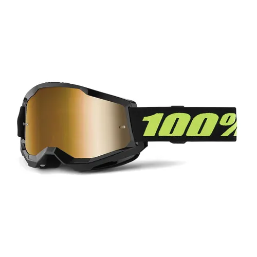 Gogle rowerowe 100% Strata 2 solar eclipse/mirror true gold