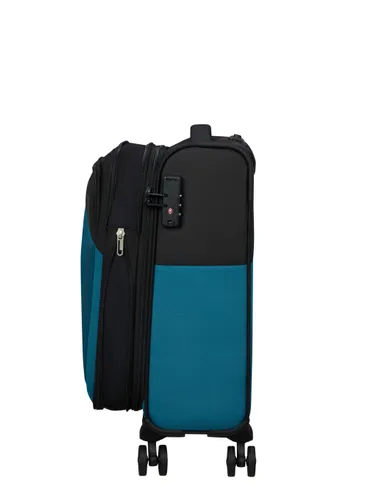 Walizka kabinowa American Tourister Daring Dash EXP- black / blue