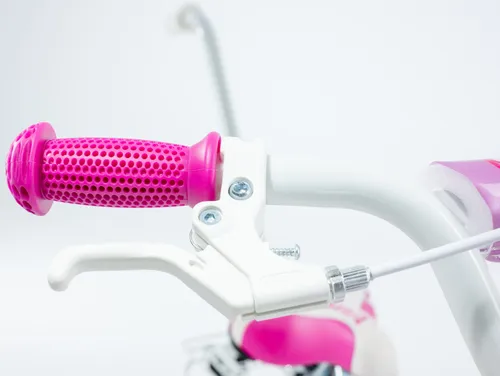 Rower dziecięcy GERMINA BMX 16 cali dla dziewczynki Jasnoróżowy