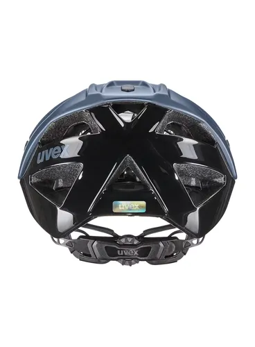 Kask rowerowy Uvex Quatro CC - dusk blue/black matt