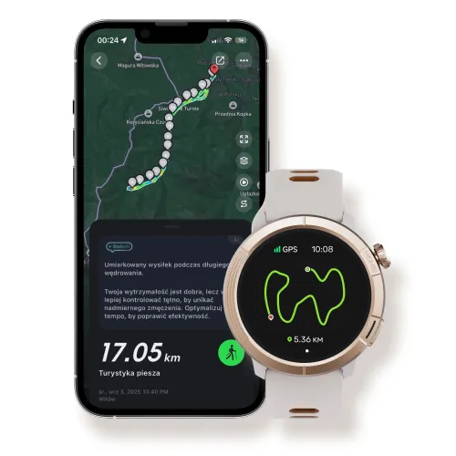 Smartwatch STELIO Activ Pro AI GPS 46mm Tytan Złoty