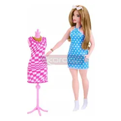 LALKA BARBIE WYMARZONA GARDEROBA + ubranka dla lalki Barbie + mebelki HPL78