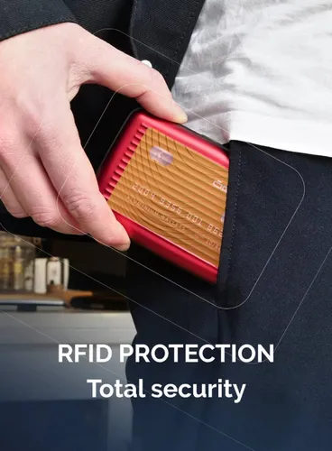 Portfel aluminiowy Ogon Design Stockholm Smart Case V3 - red