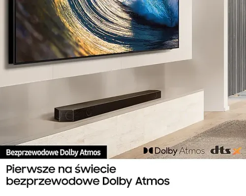 Soundbar Samsung HW-Q930D 9.1.4 Wi-Fi Bluetooth AirPlay Dolby Atmos DTS X