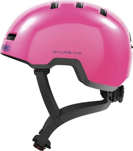 Kask ABUS Skurb Kid Shiny Różowy dla Dzieci (rozmiar S)