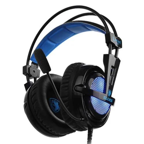 Sades Locust Plus 7.1 Surround czarno-niebieskie