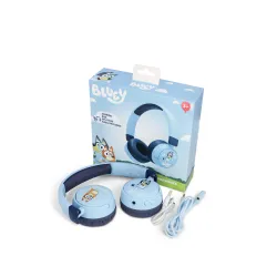 Słuchawki bezprzewodowe z mikrofonem OTL Technologies Bluey Kids Wireless Dla Dzieci Nauszne Niebieski