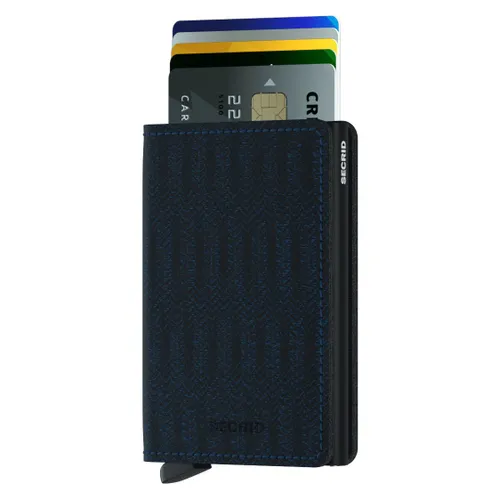 Küçük RFID Cüzdan Slimwallet Gizli Çizgi-donanma