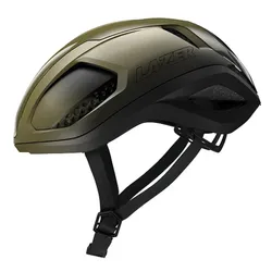 Kask rowerowy LAZER Vento KinetiCore Czarno-zielony Szosowy z możliwością zamontowania lampki (rozmiar M)