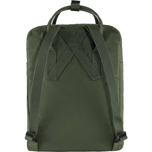 Fjallraven Kanken şehri için Sırt çantası-orman yeşili