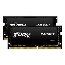 Pamięć Kingston FURY Impact DDR4 32GB (2 x 16GB) 2666 CL16 SODIMM