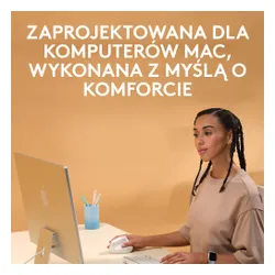 Myszka Logitech Lift dla Mac - biały